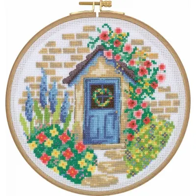 Tuva Cross Stitch Kit With Wooden Hoop CCS09